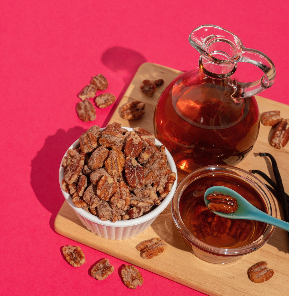 maple cinnamon pecans earthside farms