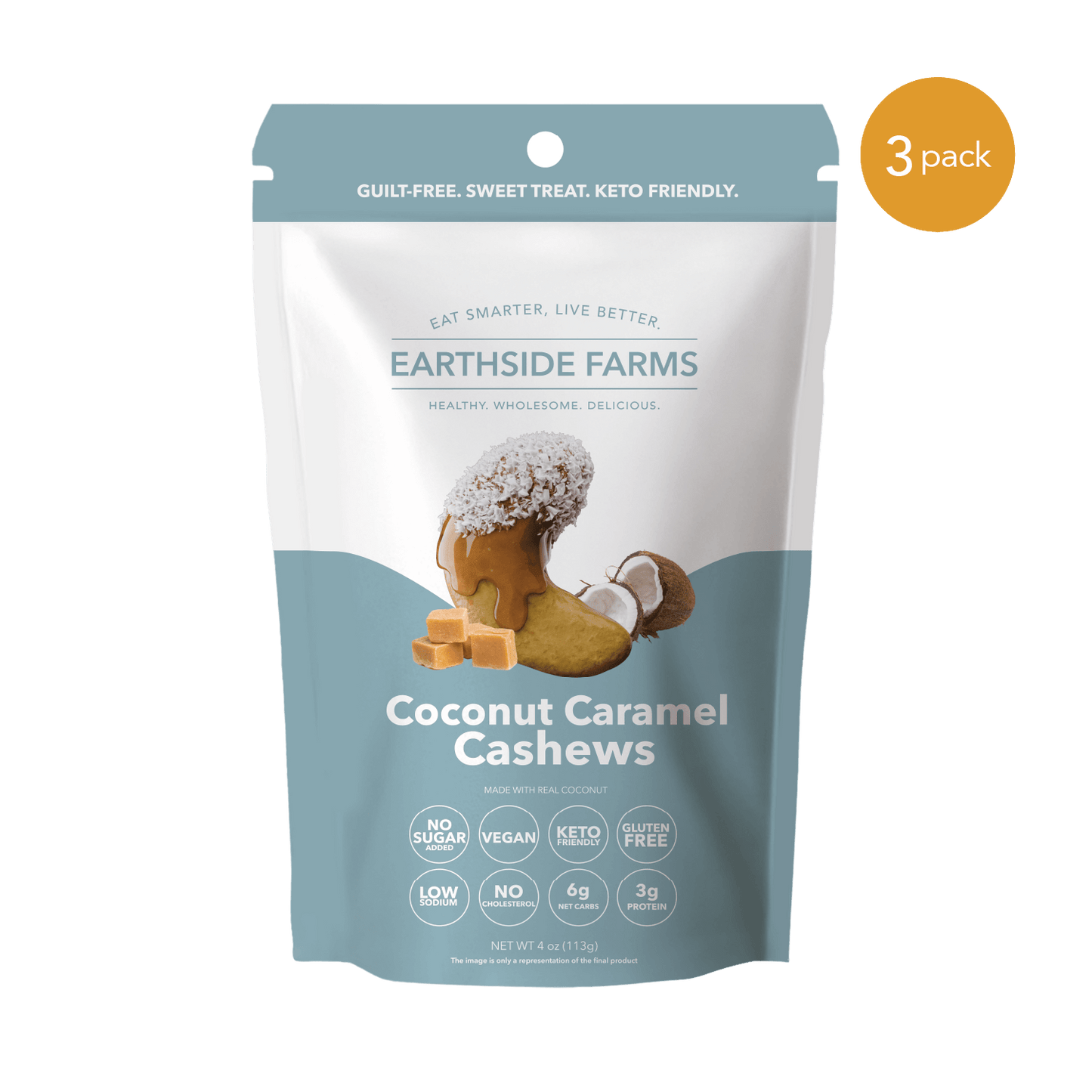 Coconut Caramel Cashews