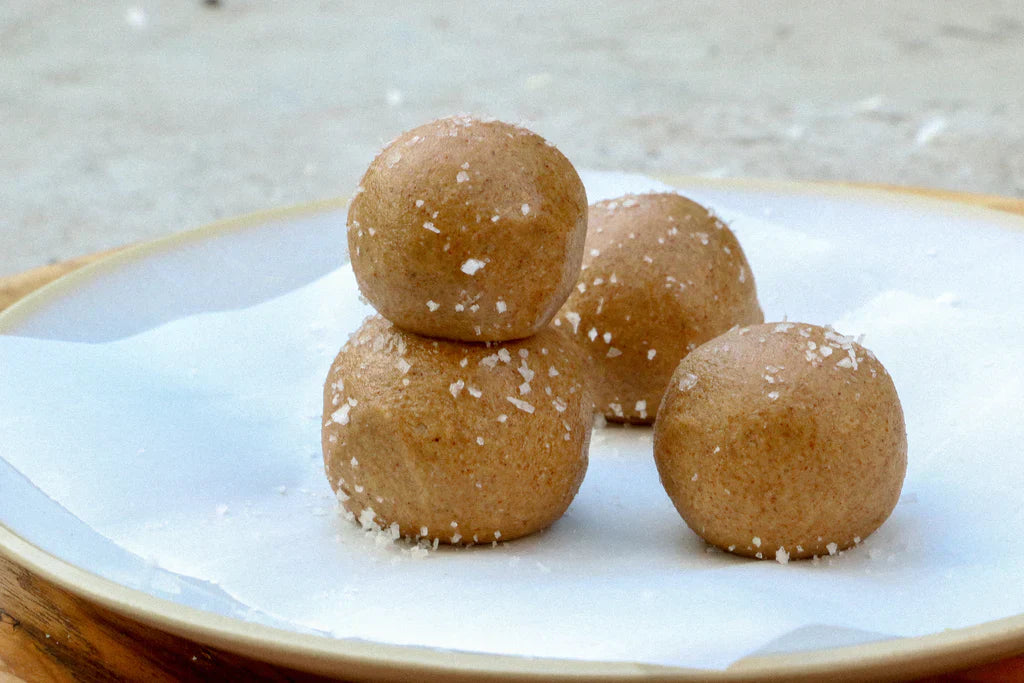 Salted Almond Butter Keto Fat Bombs with 3 Ingredients