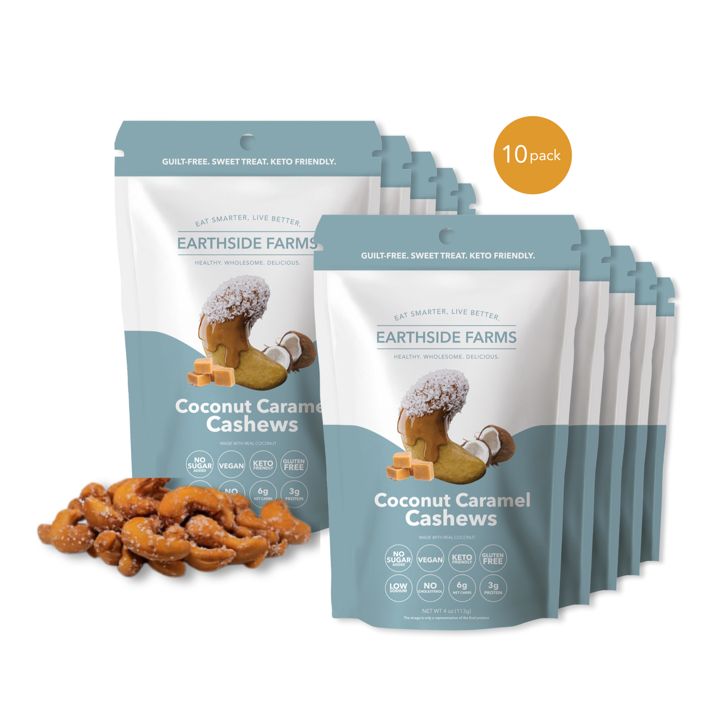 Coconut Caramel Cashews