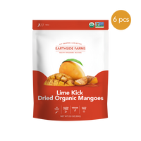 Lime Kick Dried Organic Mangoes 2.8oz - 6 pack