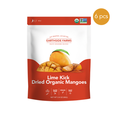 Lime Kick Dried Organic Mangoes 1