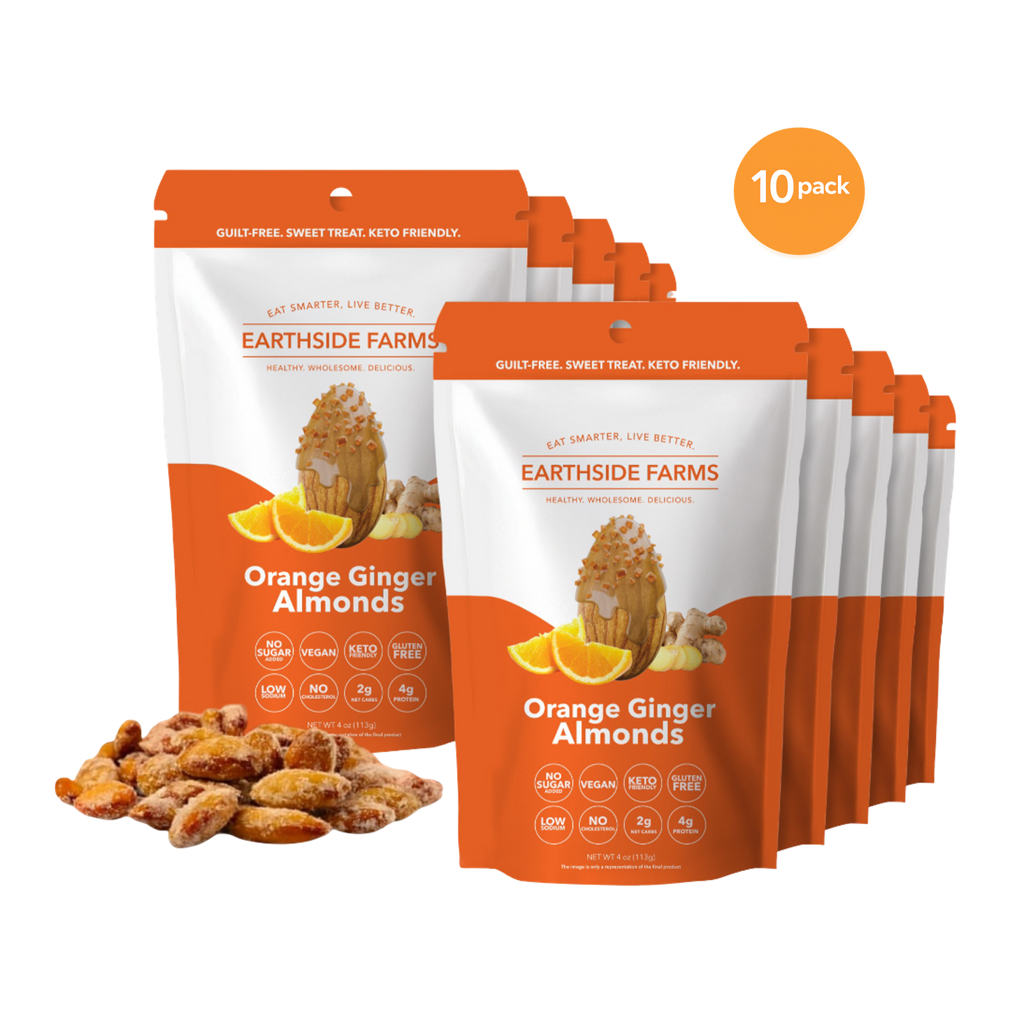 Orange Ginger Almonds