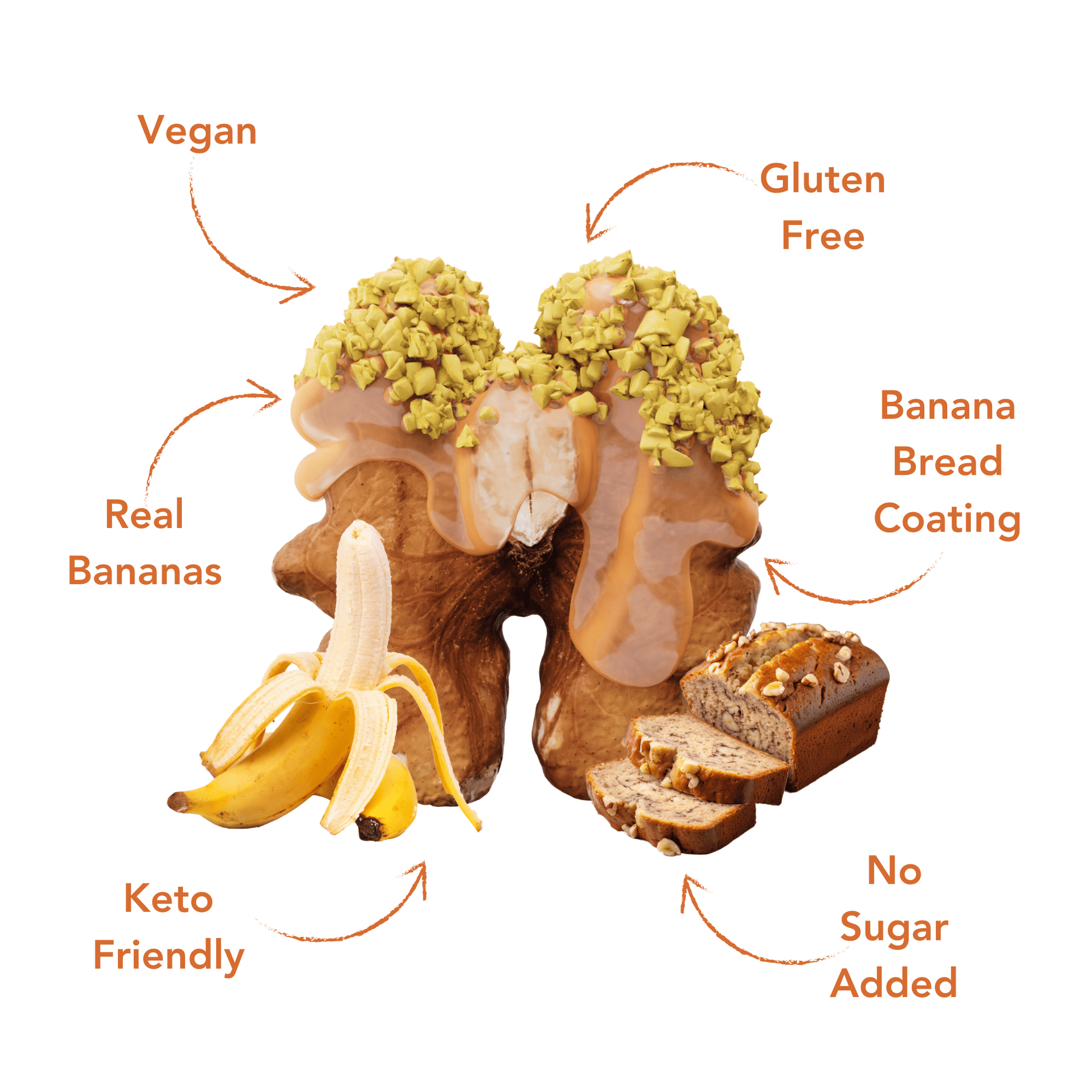Banana Bread Walnuts - Earthside Farms
