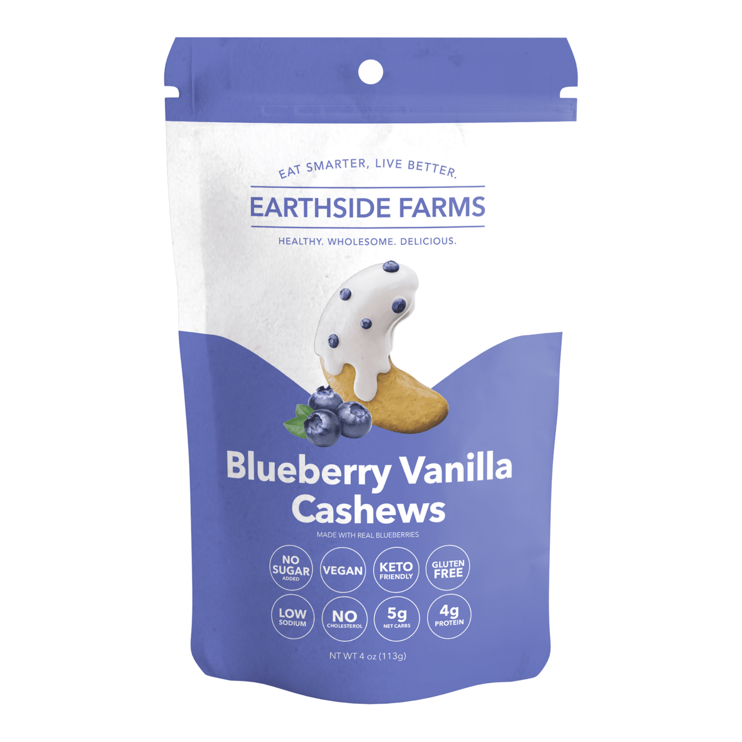 Blueberry Vanilla Cashews - Earthside Farms