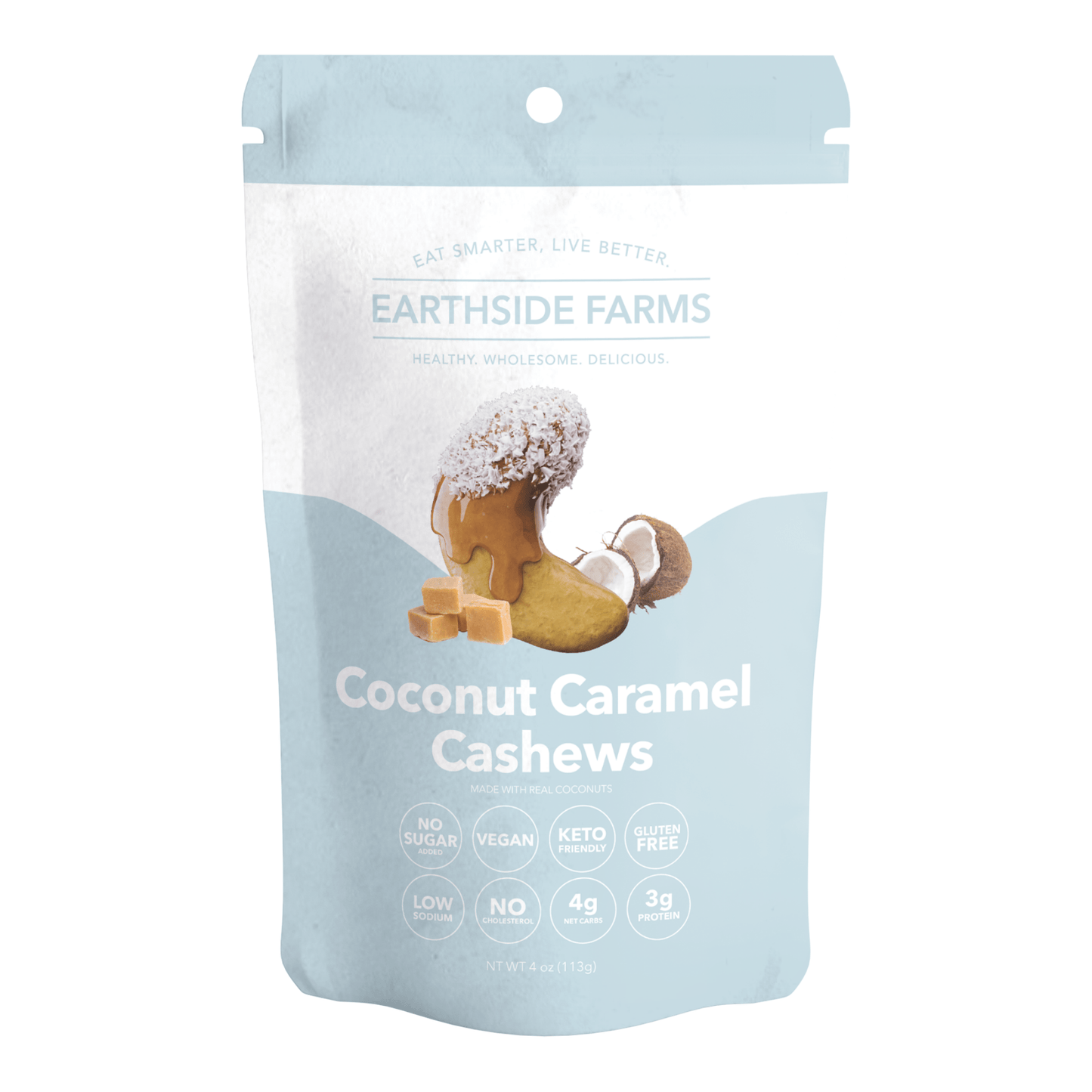 Coconut Caramel Cashews - Earthside Farms