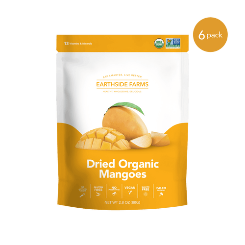 Dried Organic Mangoes 2.8oz - 6 pack