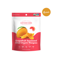 Grapefruit Squeezed Dried Organic Mangoes 2.8oz - 6 Pack