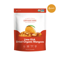 Lime Kick Dried Organic Mangoes 2.8oz - 6 pack