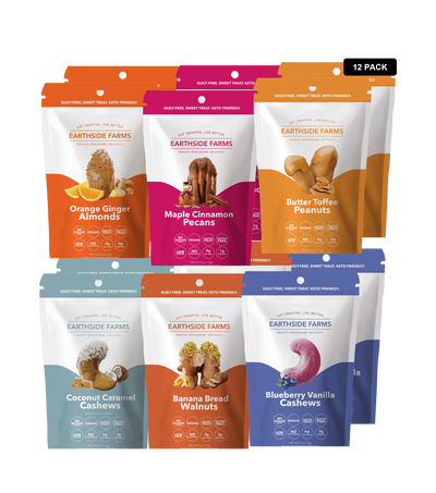 Smart Choice variety 12-pack of 4 oz candied nut pouches
