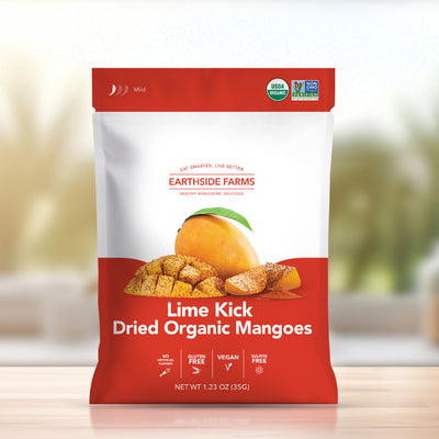 Lime Kick Dried Organic Mangoes 2.8oz - 6 pack