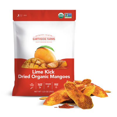 Lime Kick Dried Organic Mangoes