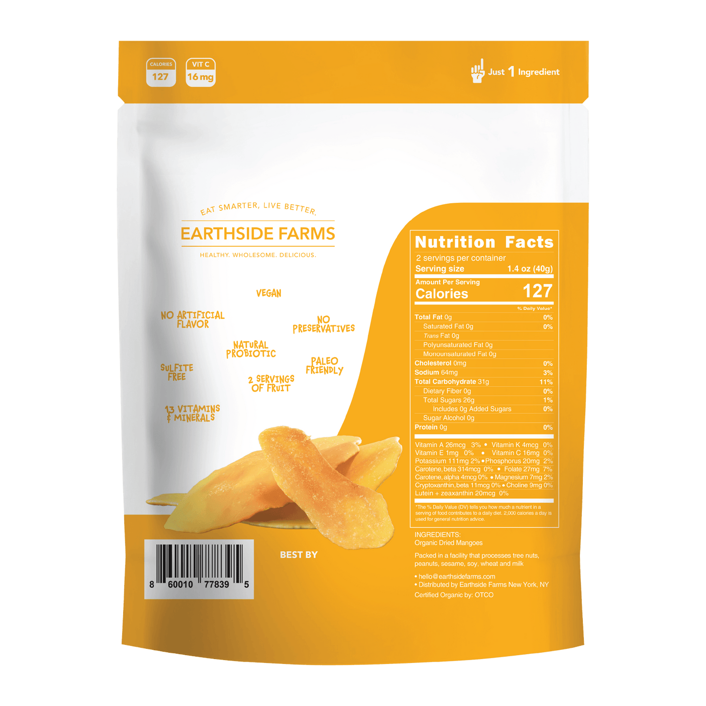 Dried Organic Mangoes