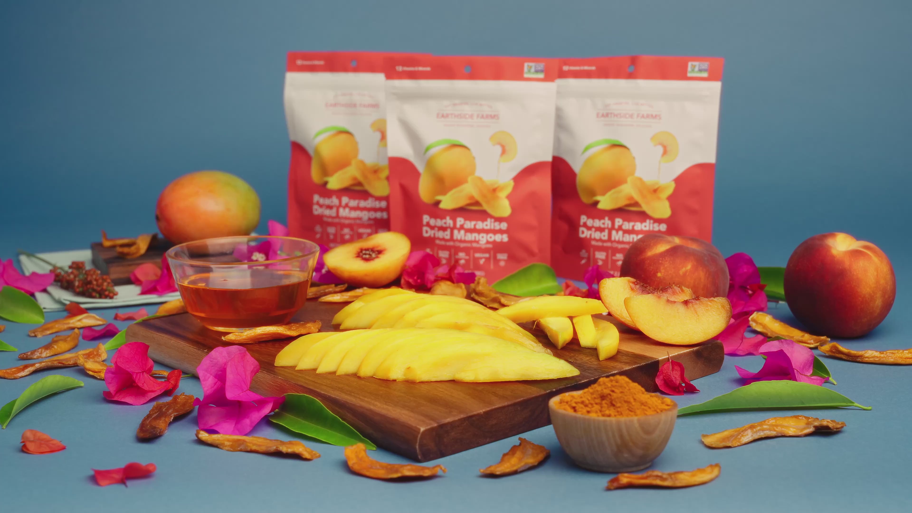 Peach Paradise Dried Organic Mangoes – Earthside Farms
