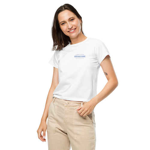 Women’s high-waisted t-shirt White